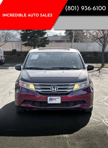 2012 Honda Odyssey for sale at INCREDIBLE AUTO SALES in Bountiful UT