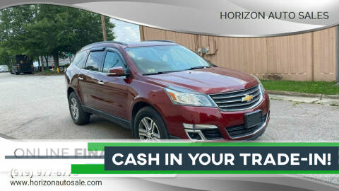 2015 Chevrolet Traverse for sale at Horizon Auto Sales in Raleigh NC