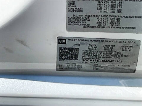 2021 Chevrolet Silverado 1500