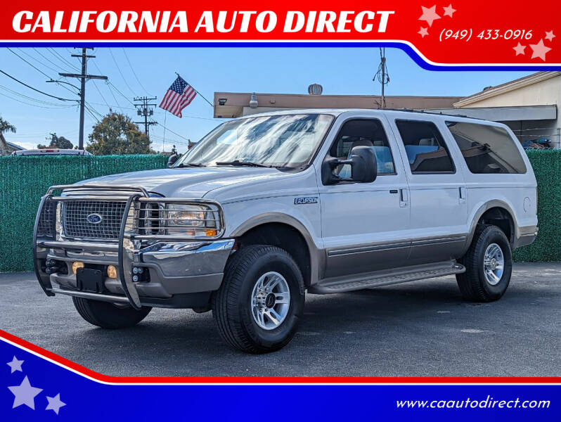 2002 Ford Excursion for sale at CALIFORNIA AUTO DIRECT in Costa Mesa CA