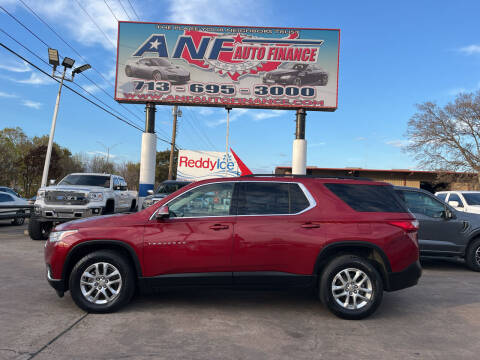 2019 Chevrolet Traverse for sale at ANF AUTO FINANCE in Houston TX