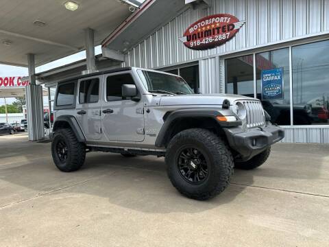 2021 Jeep Wrangler Unlimited for sale at Motorsports Unlimited - Trucks in McAlester OK