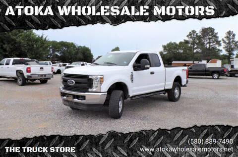 2018 Ford F-250 Super Duty for sale at ATOKA WHOLESALE MOTORS in Atoka OK
