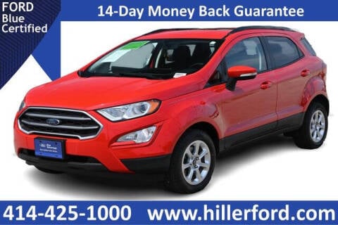 2018 Ford EcoSport for sale at HILLER FORD INC in Franklin WI