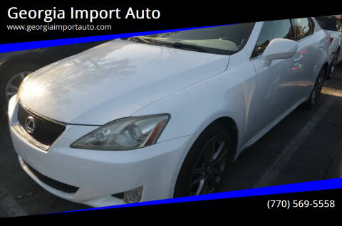 2008 Lexus IS 250 for sale at Georgia Import Auto in Alpharetta GA