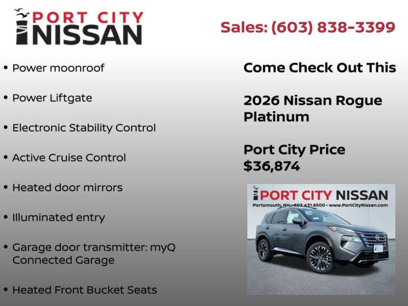 2026 Nissan Rogue Platinum