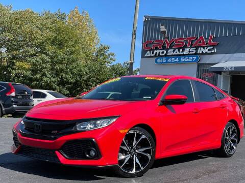 2018 Honda Civic for sale at Crystal Auto Sales Inc in Nashville TN