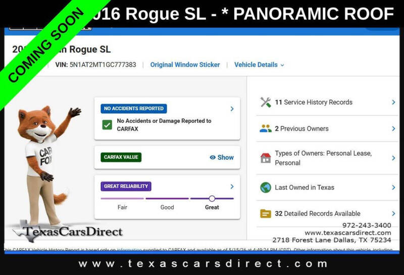 2016 Nissan Rogue SL