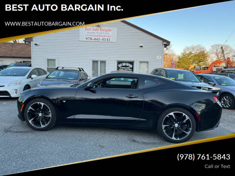 2016 Chevrolet Camaro for sale at BEST AUTO BARGAIN inc. in Lowell MA
