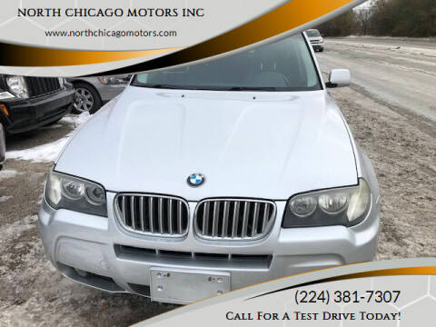 2008 BMW X3 for sale at NORTH CHICAGO MOTORS INC in North Chicago IL