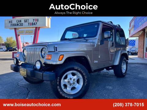 Jeep Wrangler For Sale in Boise, ID - AutoChoice