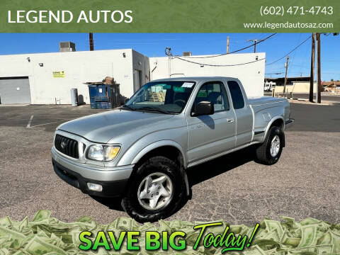 2001 Toyota Tacoma for sale at LEGEND AUTOS in Peoria AZ