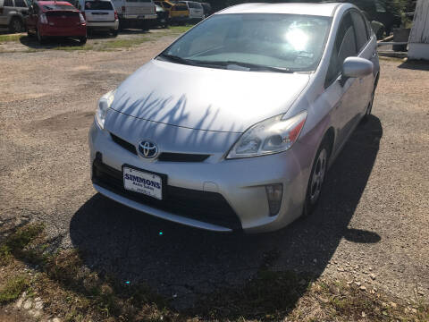 2012 Toyota Prius for sale at Simmons Auto Sales in Denison TX