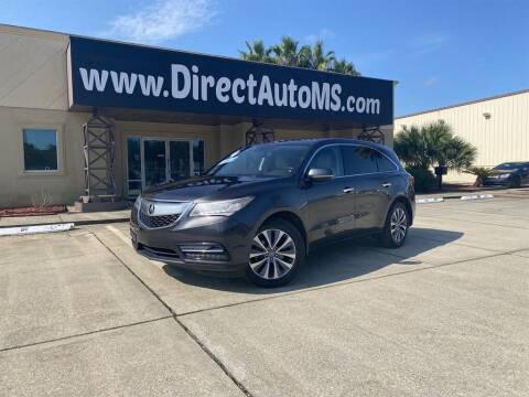 2014 Acura MDX for sale at Direct Auto in D'Iberville MS