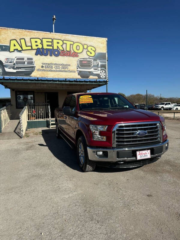 2016 Ford F-150 for sale at Alberto's Auto Sales in Del Rio TX