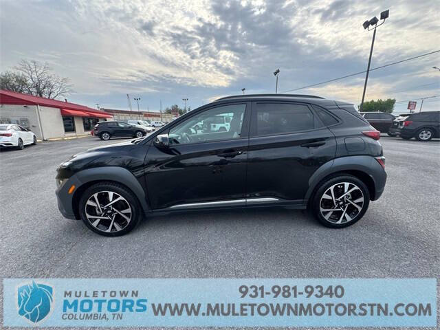 Used 2023 Hyundai Kona Limited with VIN KM8K53A3XPU974507 for sale in Columbia, TN