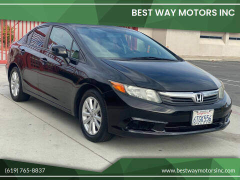 2012 Honda Civic for sale at BEST WAY MOTORS INC in San Diego CA