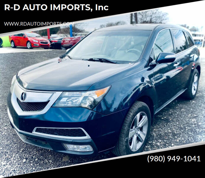2012 Acura MDX for sale at R-D AUTO IMPORTS, Inc in Charlotte NC