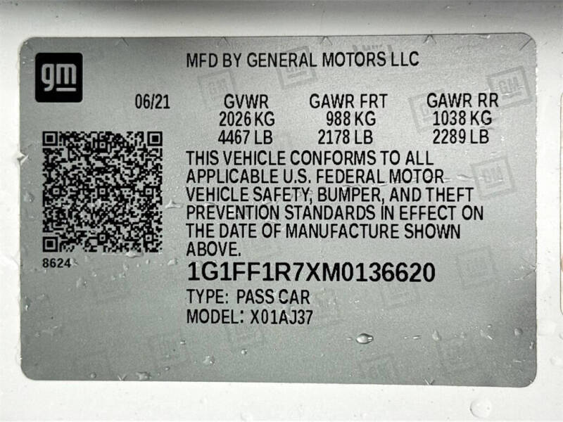 2021 Chevrolet Camaro LT1