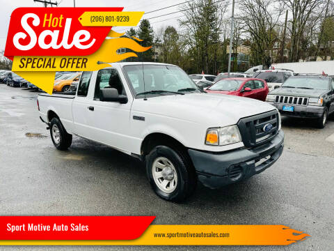 2011 Ford Ranger for sale at Sport Motive Auto Sales in Seattle WA