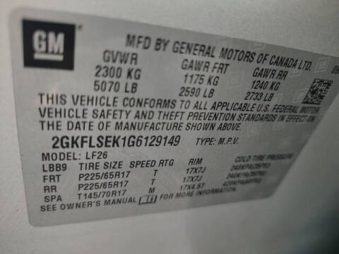 2016 GMC Terrain SLE-1