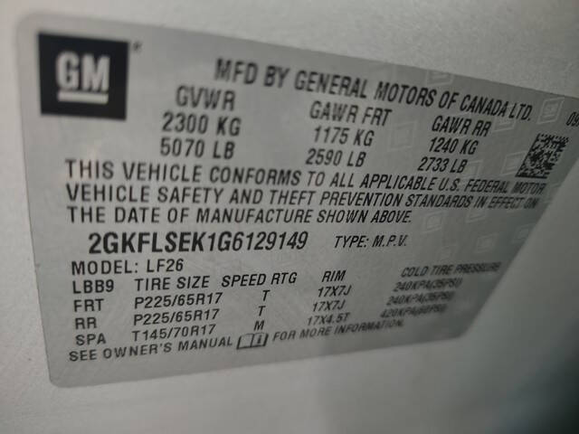 2016 GMC Terrain SLE-1