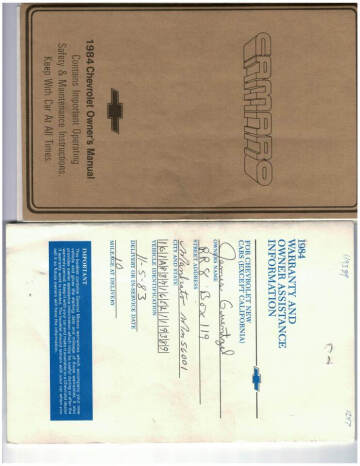 1984 Chevrolet Camaro