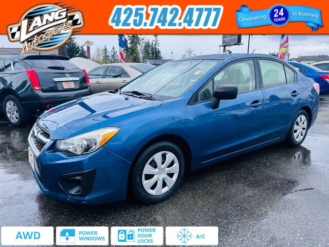 2013 Subaru Impreza for sale at Lang Autosports in Lynnwood, WA