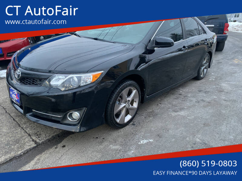 2012 Toyota Camry for sale at CT AutoFair in West Hartford CT