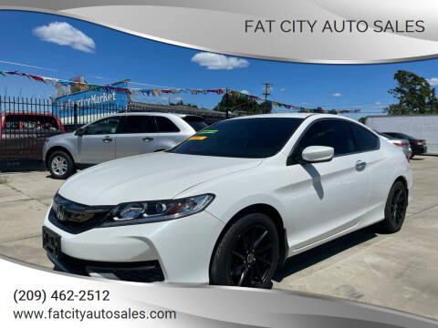 2016 Honda Accord for sale at Fat City Auto Sales in Stockton CA
