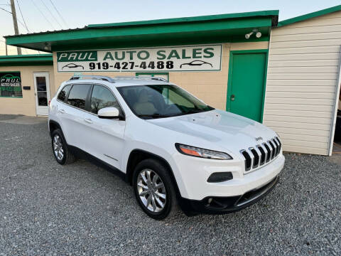 2015 Jeep Cherokee for sale at Paul Auto Sales in Smithfield NC