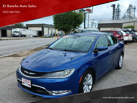 2016 Chrysler 200 for sale at El Rancho Auto Sales in Des Moines IA