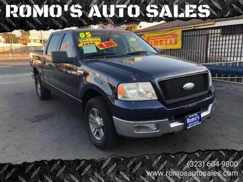 2005 Ford F-150 for sale at ROMO'S AUTO SALES in Los Angeles CA