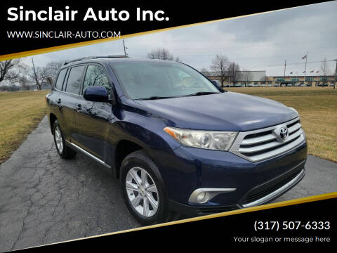 2011 Toyota Highlander for sale at Sinclair Auto Inc. in Pendleton IN
