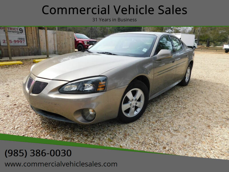2006 Pontiac Grand Prix for sale at Commercial Vehicle Sales in Ponchatoula LA