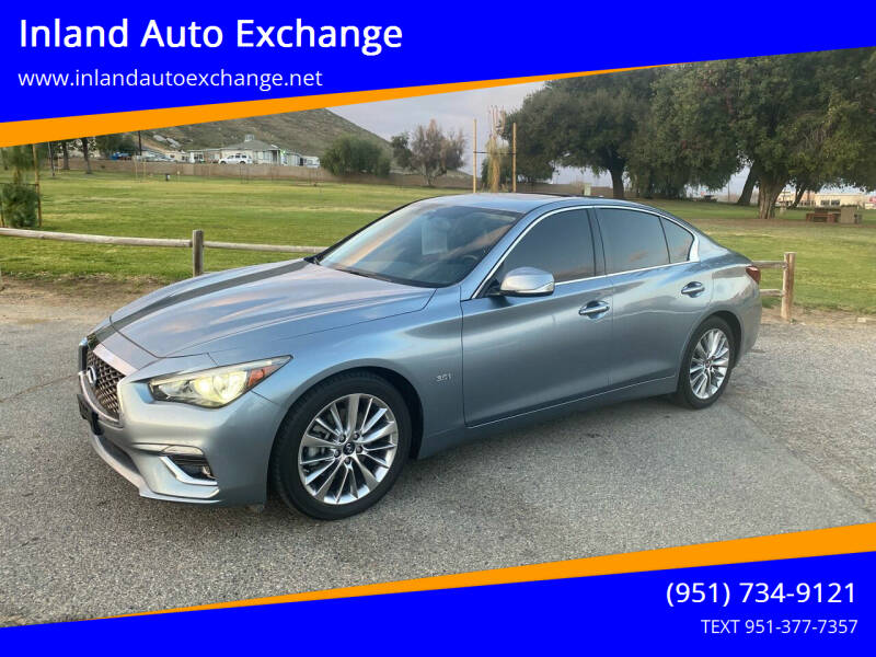 2018 Infiniti Q50 for sale at Inland Auto Exchange in Norco CA