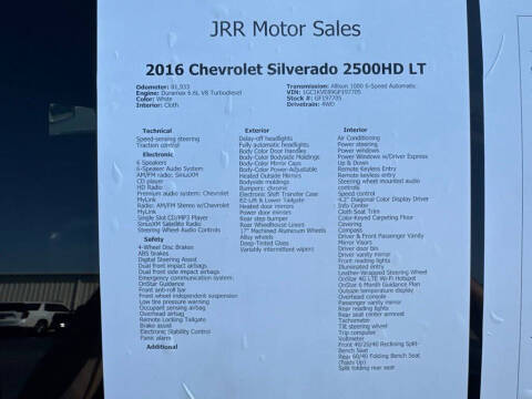 2016 Chevrolet Silverado 2500HD