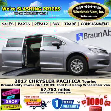 2017 Chrysler Pacifica for sale at Wheelchair Vans Inc in Laguna Hills CA