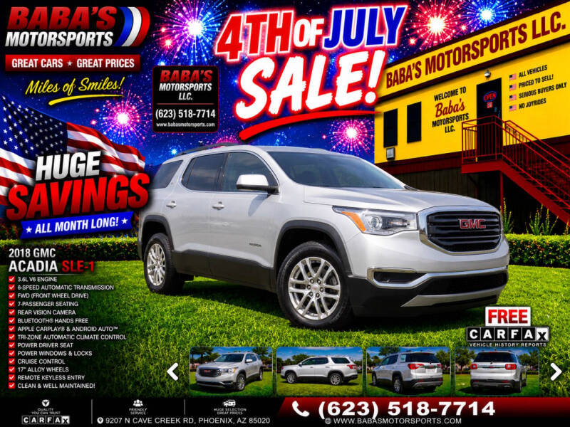 2018 GMC Acadia SLE-1