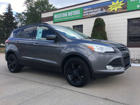 2013 Ford Escape for sale at MILESTONE MOTORS in Chesterfield MI
