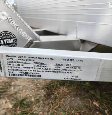 2025 Bear Track BTU65144S
