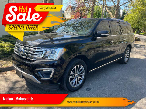 2018 Ford Expedition MAX for sale at Mudarri Motorsports in Kirkland WA