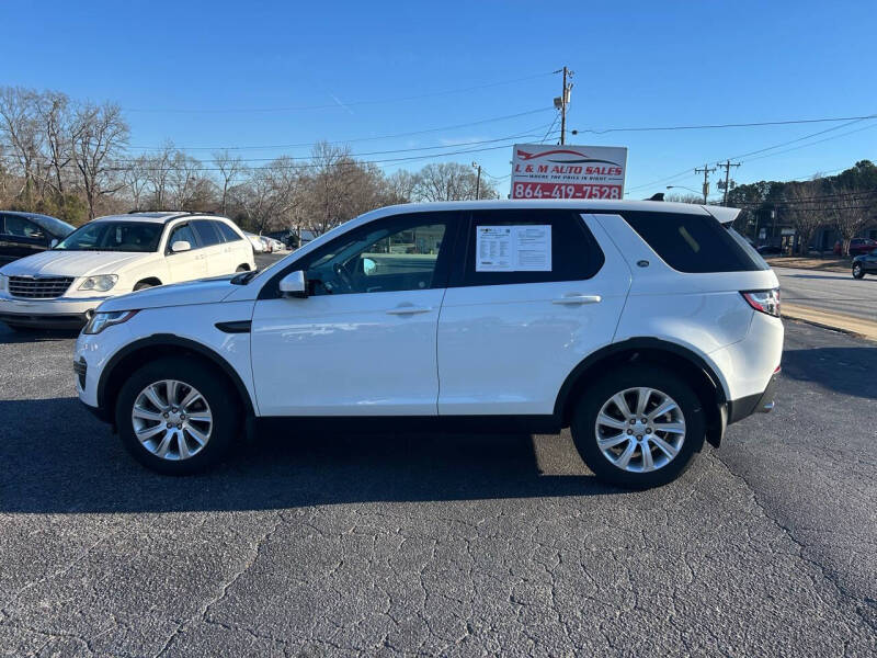 2016 Land Rover Discovery Sport for sale at L&M Auto Sales in Simpsonville SC