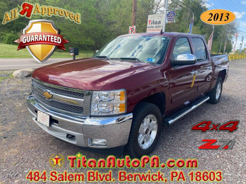 2013 Chevrolet Silverado 1500 for sale at Titan Auto Sales in Berwick PA