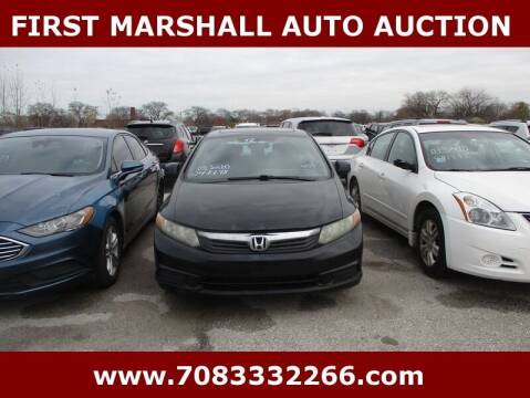 2012 Honda Civic for sale at First Marshall Auto Auction in Harvey IL