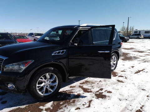 2013 Infiniti QX56 for sale at PYRAMID MOTORS - Fountain Lot in Fountain CO