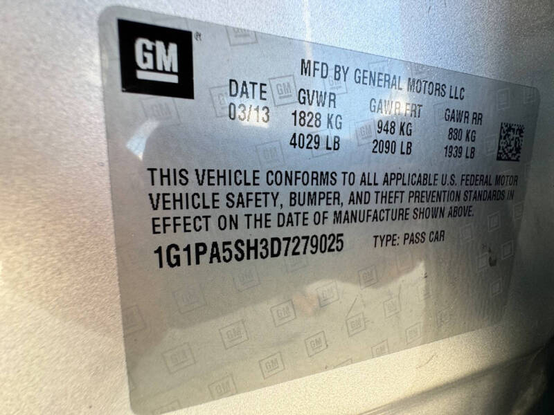 2013 Chevrolet Cruze LS Auto