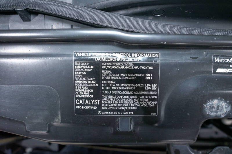 2006 Mercedes-Benz CL-Class CL 55 AMG