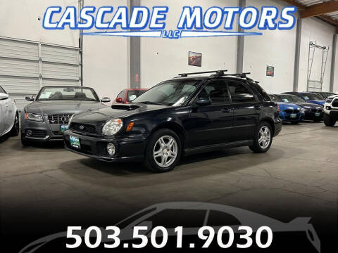 2002 Subaru Impreza for sale at Cascade Motors in Portland OR