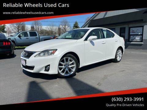 2012 Lexus IS 250 for sale at Reliable Wheels Used Cars in West Chicago IL